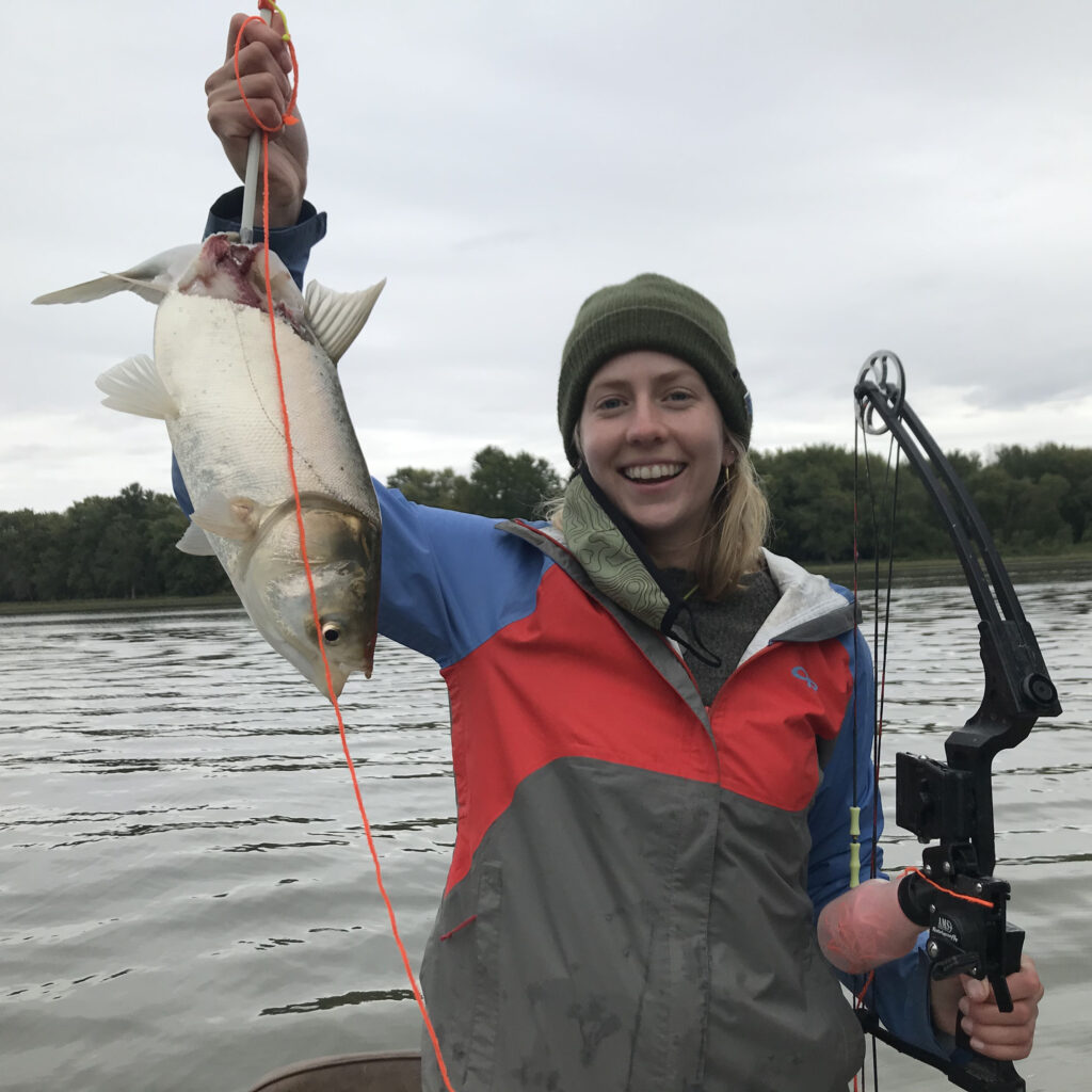 silver carp speared