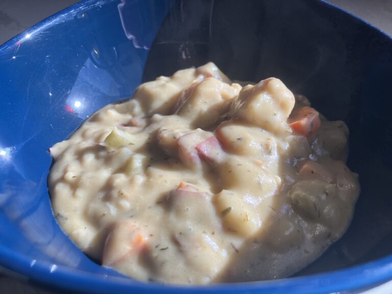 The delicious Lake Superior Chowder in its finished state. Image credit: Sharon Moen, Wisconsin Sea Grant